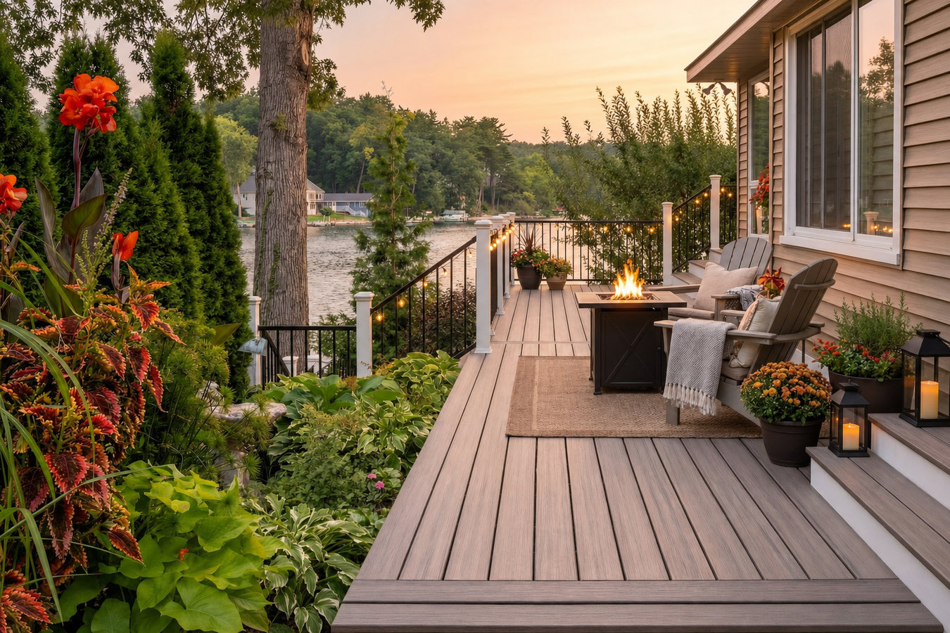 Composite deck installation in Kendall, FL