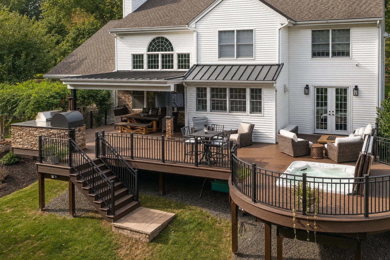 Custom deck design and build